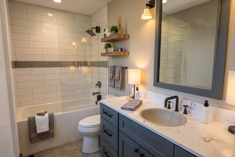House Design - Interior - Bathroom for Farmhouse House Plan #51-1544 - 3 bed, 2.5 bath