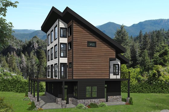 Exterior - Other Elevation for Contemporary House Plan #932-510 - 5 bed, 4 bath
