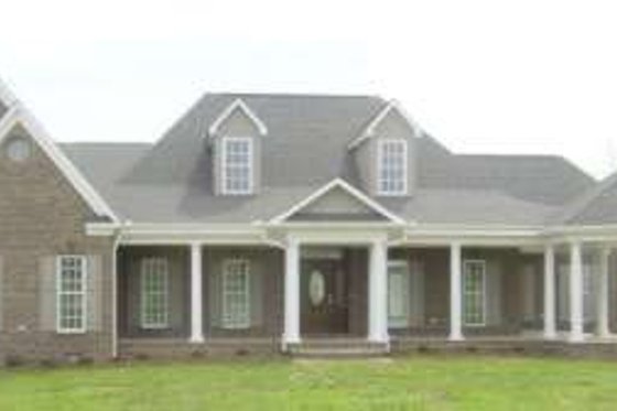 Exterior - Front Elevation for Southern House Plan #81-1303 - 3 bed, 2.5 bath