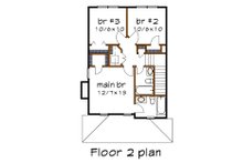 Home Plan - Country Floor Plan - Upper Floor Plan #79-173