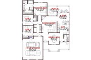 Traditional Style House Plan - 3 Beds 2 Baths 1692 Sq/Ft Plan #63-367 
