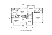 Country Style House Plan - 3 Beds 2.5 Baths 2524 Sq/Ft Plan #81-13713 