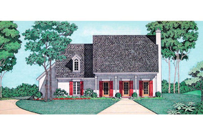 Home Plan - Exterior - Other Elevation for Southern House Plan #45-321 - 2 bed, 2 bath