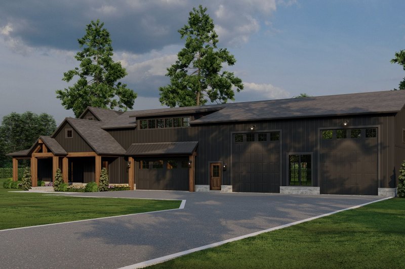 Dream House Plan - Exterior - Other Elevation 4 for Farmhouse House Plan #923-370 - 4 bed, 2.5 bath