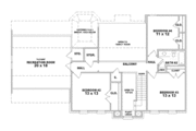 European Style House Plan - 4 Beds 2.5 Baths 2755 Sq/Ft Plan #81-489 