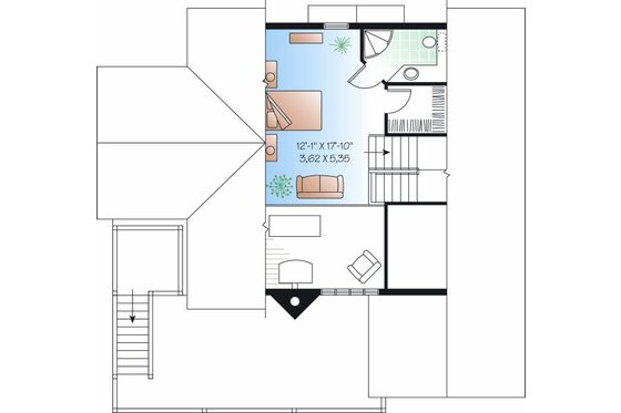 Floor Plan - Other Floor for Traditional House Plan #23-869 - 5 bed, 3.5 bath