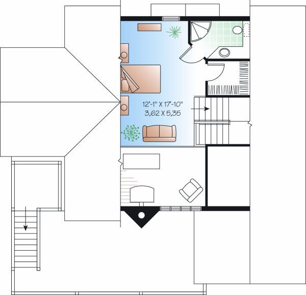 House Blueprint - Traditional Floor Plan - Other Floor Plan #23-869