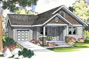Traditional Exterior - Front Elevation Plan #124-398