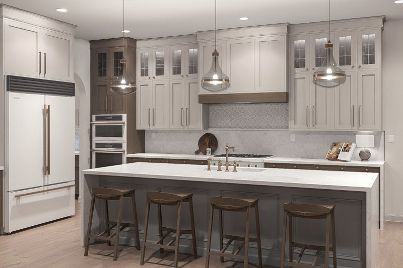 Architectural House Design - Interior - Kitchen for Cottage House Plan #455-784 - 3 bed, 2.5 bath