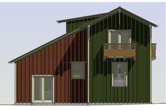 Exterior - Other Elevation 7 for Cottage House Plan #450-1 - 3 bed, 2.5 bath