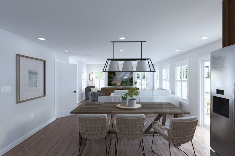 Architectural House Design - Interior - Dining Room for Farmhouse House Plan #1060-374 - 3 bed, 2.5 bath