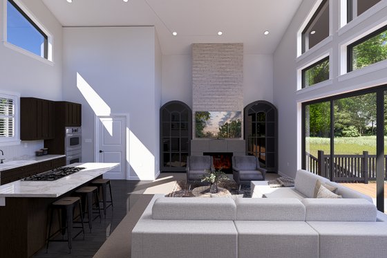 Interior - Family Room 4 for Modern House Plan #1060-365 - 3 bed, 2.5 bath