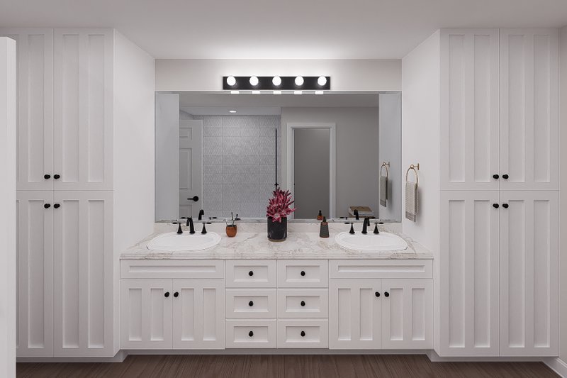 Architectural House Design - Interior - Master Bathroom 2 for Farmhouse House Plan #1060-254 - 3 bed, 2.5 bath