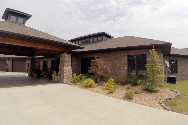Dream House Plan - Exterior - Front Elevation 3 for Contemporary House Plan #17-2551 - 4 bed, 3.5 bath