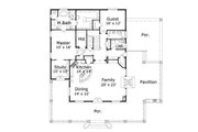 Traditional Style House Plan - 4 Beds 4 Baths 3695 Sq/Ft Plan #411-730 