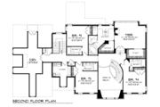Southern Style House Plan - 4 Beds 4.5 Baths 4752 Sq/Ft Plan #70-552 