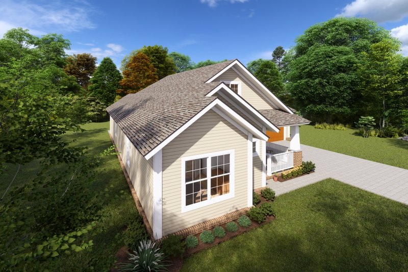 Architectural House Design - Exterior - Other Elevation House Plan #513-2073 - 3 bed, 2 bath