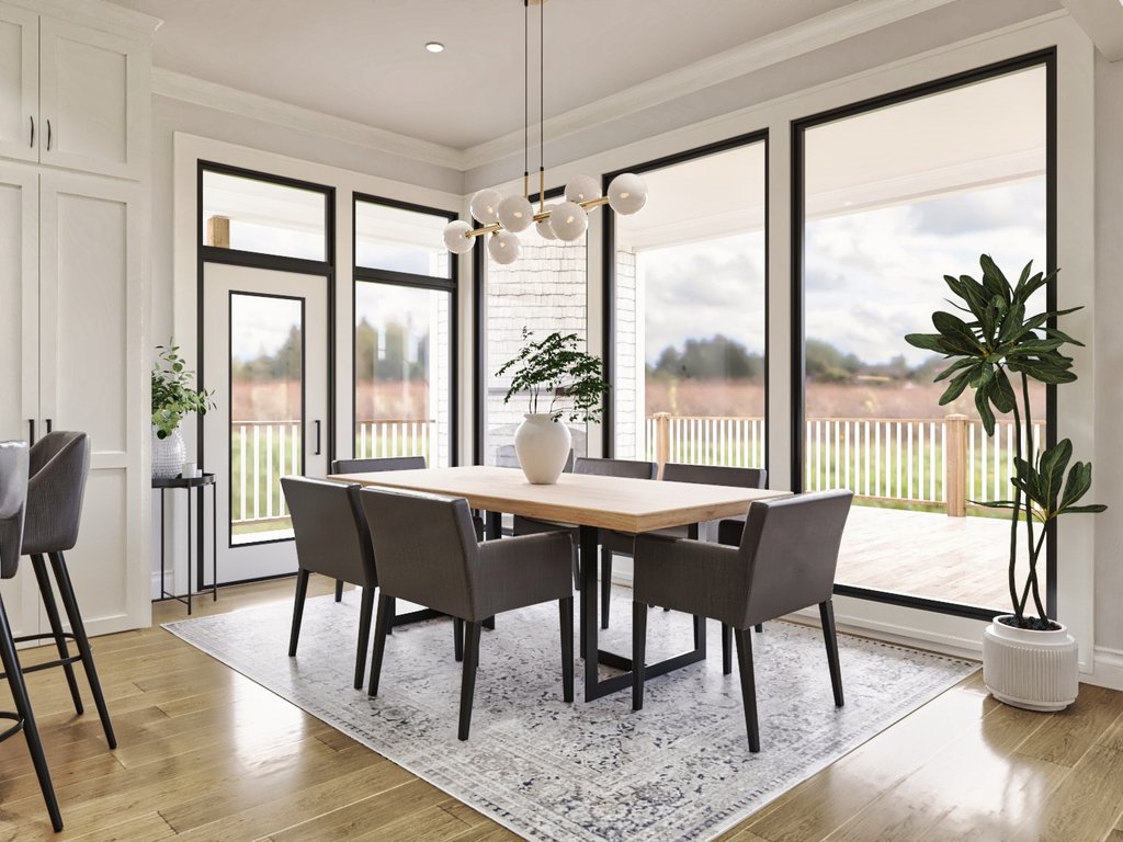 Interior - Dining Room for Traditional House Plan #54-710 - 4 bed, 4 bath