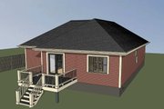 Traditional Style House Plan - 3 Beds 2 Baths 1080 Sq/Ft Plan #79-131 