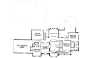 European Style House Plan - 5 Beds 5 Baths 5644 Sq/Ft Plan #141-159 