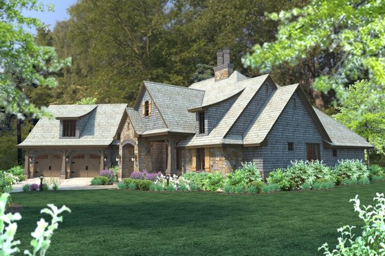 Exterior - Other Elevation for Craftsman House Plan #120-184 - 4 bed, 3.5 bath