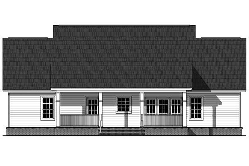Dream House Plan - Exterior - Rear Elevation for Country House Plan #21-354 - 3 bed, 2.5 bath