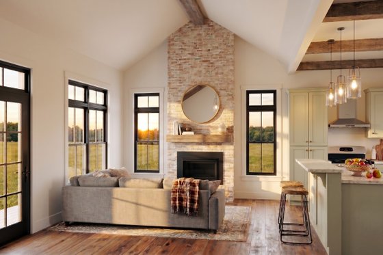 Interior - Family Room for Country House Plan #1089-76 - 1 bed, 1 bath