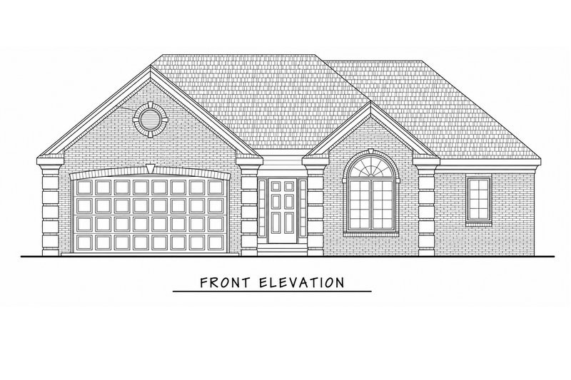 House Plan Design - Exterior - Front Elevation 5 for European House Plan #20-1422 - 2 bed, 2 bath