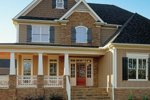 Exterior - Front Elevation 3 for Craftsman House Plan #927-1 - 4 bed, 2.5 bath