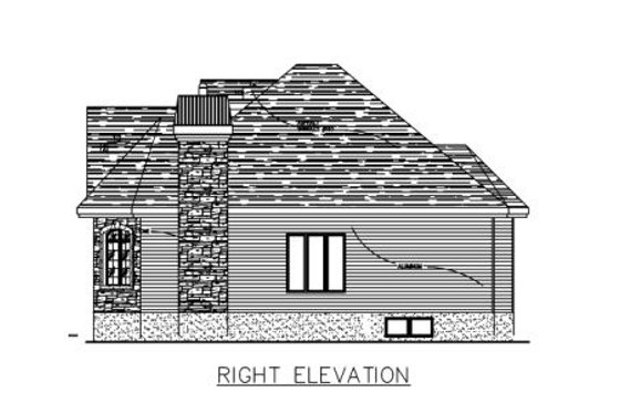 Exterior - Other Elevation 1 for European House Plan #138-312 - 2 bed, 1 bath