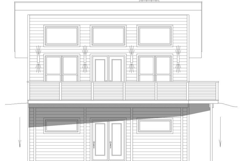 Architectural House Design - Exterior - Front Elevation 4 for Contemporary House Plan #932-583 - 1 bed, 1 bath