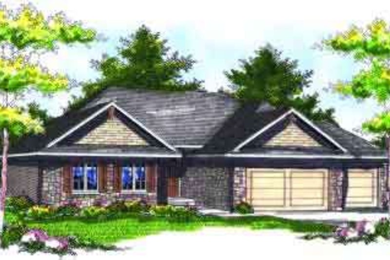 Home Plan - European Exterior - Front Elevation Plan #70-713