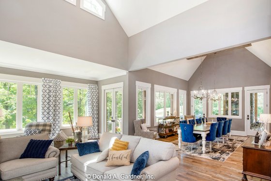 Interior - Family Room 1 for Craftsman House Plan #929-340 - 5 bed, 4 bath