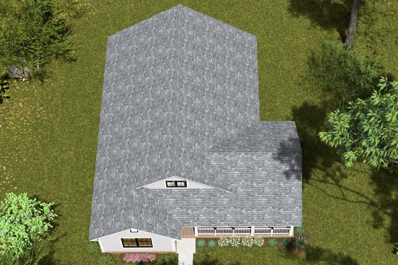 Exterior - Other Elevation 3 for Cottage House Plan #513-2264 - 2 bed, 2 bath