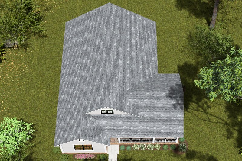 House Blueprint - Exterior - Other Elevation 3 for Cottage House Plan #513-2264 - 2 bed, 2 bath