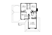 European Style House Plan - 3 Beds 2.5 Baths 1990 Sq/Ft Plan #320-478 