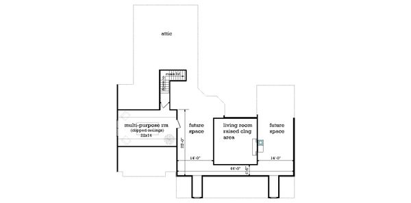 House Plan Design - Farmhouse Floor Plan - Upper Floor Plan #45-594