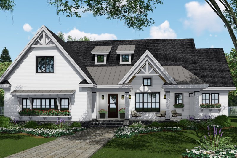 Farmhouse Style House Plan 4 Beds 3 5 Baths 2751 Sq Ft Farmhouse Style House Plan 4 Beds 3 5 Baths 2751 Sq Ft