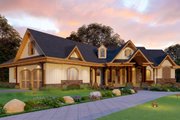 Ranch Style House Plan - 3 Beds 2.5 Baths 2707 Sq/Ft Plan #54-467 