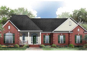 Traditional Exterior - Front Elevation Plan #21-180