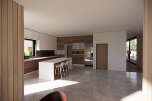 Interior - Kitchen for Modern House Plan #473-1 - 3 bed, 2.5 bath