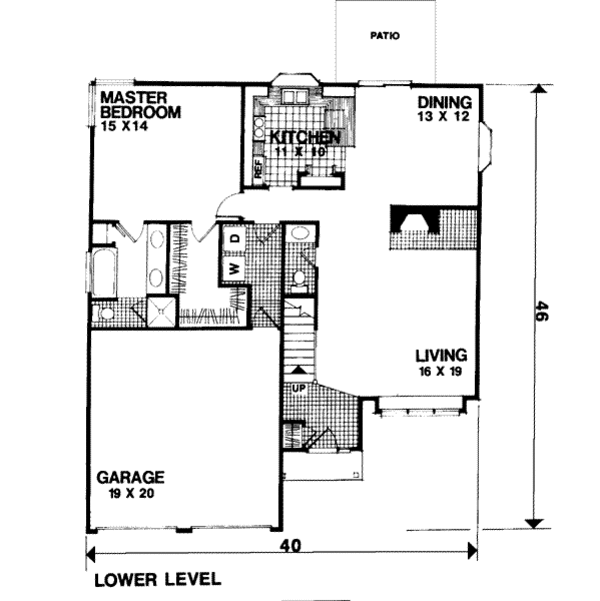Home Plan - Traditional Floor Plan - Main Floor Plan #56-130
