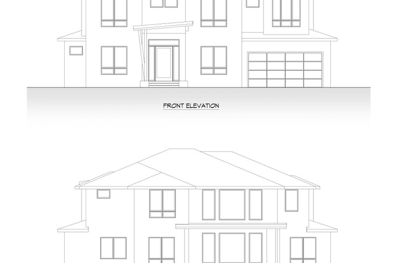 Dream House Plan - Exterior - Other Elevation for Contemporary House Plan #1066-224 - 4 bed, 4.5 bath
