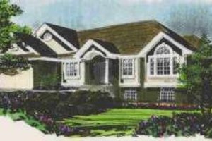 Traditional Exterior - Front Elevation Plan #308-207