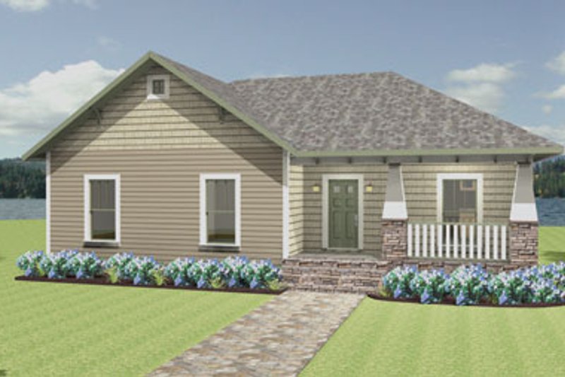 Home Plan - Craftsman Exterior - Front Elevation Plan #44-180