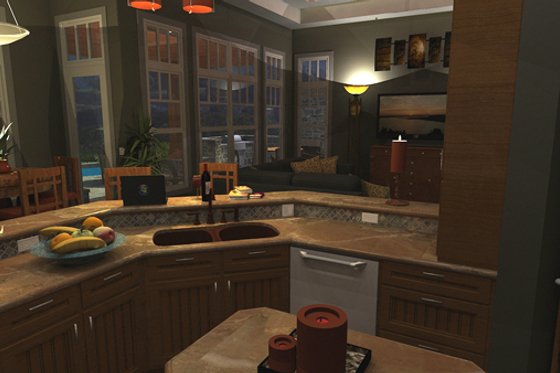 Interior - Kitchen for Craftsman House Plan #120-162 - 3 bed, 2.5 bath