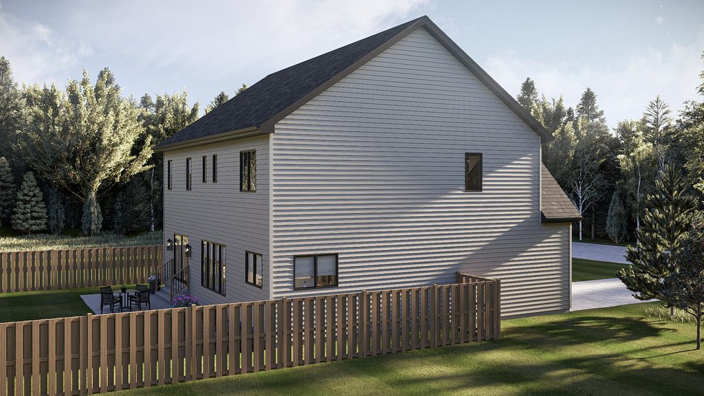 Exterior - Other Elevation 1 for Traditional House Plan #455-775 - 4 bed, 3.5 bath