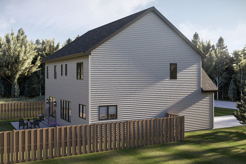 House Blueprint - Exterior - Other Elevation 1 for Traditional House Plan #455-775 - 4 bed, 3.5 bath