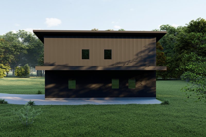 Home Plan - Exterior - Other Elevation 3 for Contemporary House Plan #1092-10 - 2 bed, 1.5 bath