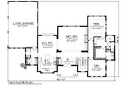 Traditional Style House Plan - 4 Beds 4.5 Baths 3346 Sq/Ft Plan #70-1184 
